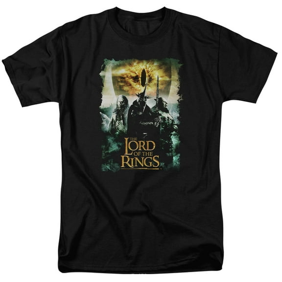 Lord of the Rings Villain Group S/S Adult 18/1 T-Shirt Black