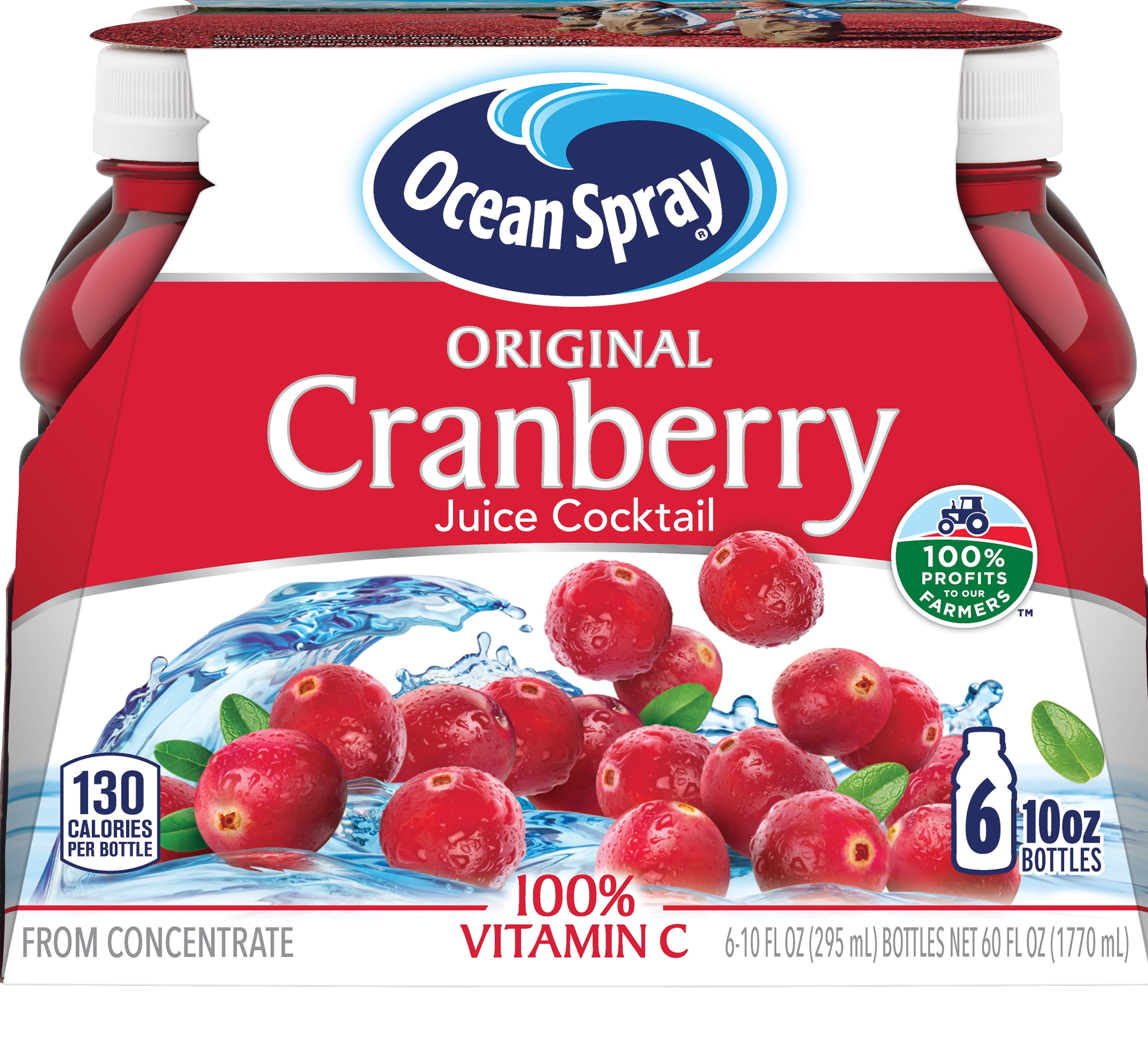 Ocean Spray Cranberry Juice Cocktail, 10 fl oz, 6 Ct