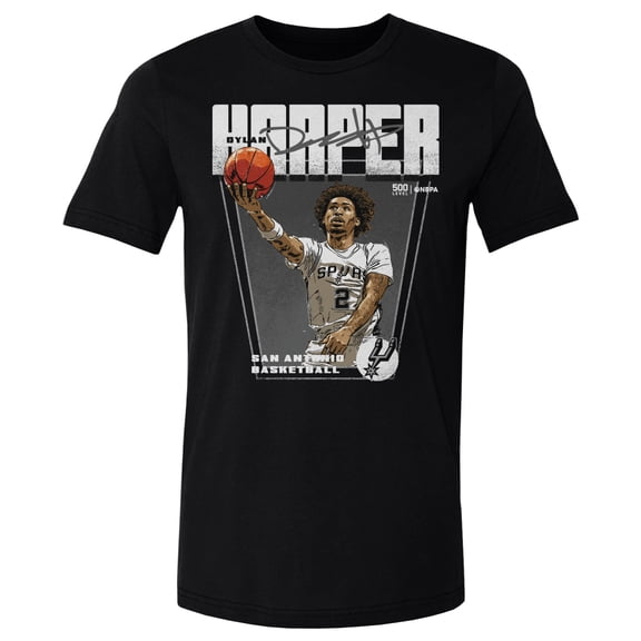 Men's 500 Level Dylan Harper Black San Antonio Spurs Premiere T-Shirt