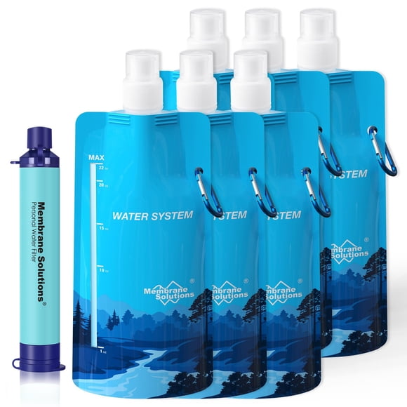 Unidad de purificación de agua Membrane Solutions portátil de 5 etapas