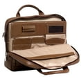 thumbnail image 2 of McKlein BRIDGEPORT, Large Laptop Briefcase, Pebble Grain Calfskin Leather, Brown (15474), 2 of 2