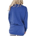 thumbnail image 3 of JustVH Women's Long Sleeve Casual Sweatshirt Pullover Loose Tunic Shirts Blouse Tops With Pocket, 3 of 3