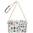 thumbnail image 2 of FORMRS Women Crossbody Purse with Chain Strap Vegan Leather Shoulder Handbag, Orange Christmas House, 2 of 7