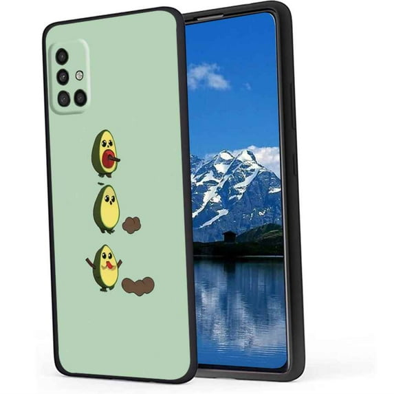 Compatible with Samsung Galaxy A51 4G Phone Case, Avakado-60 Case Silicone Protective for Teen Girl Boy Case for Samsung Galaxy A51 4G