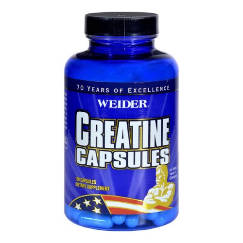 Weider Creatine Monohydrate Capsules 150 Ea, 6 Pack