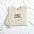 thumbnail image 2 of Embroidered I Close My Book To Be Here Sweatshirt, 2 of 2