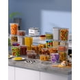 thumbnail image 7 of 24 PCS Airtight Food Storage Containers with Lids, BPA-Free Plastic Canisters for Kitchen Organization, 7 of 7