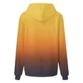 thumbnail image 5 of Ounisa Womens Pullover Fashionable Casual Gradient Sweatshirt Drawstring The Season Hoodie Long Sleeve Tops with Pocket, 5 of 5