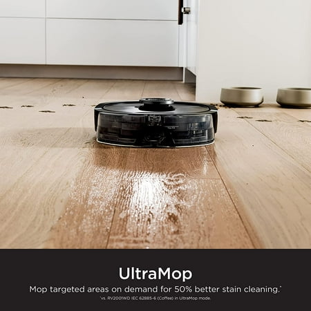 Shark - AI Ultra 2-in-1 Robot Vacuum & Mop with Sonic Mopping, Matrix Clean, Home Mapping, WiFi Connected - Black