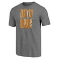 thumbnail image 2 of Men's Heather Gray Texas Longhorns Groovy Tri-Blend T-Shirt, 2 of 3