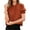 Brick Red, variant on Womens Summer Tops Trendy Mock Neck Puff Sleeve Blouse Dressy Casual Business Western Shirts Spring Clothes