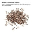 thumbnail image 4 of 200uds Pequeño Tornillo Ojo Pasadores Ganchos Mini Ojales Tornillos Roscados, 6,5x13x1,2mm Autorroscante Tornillo para Joyería Fabricación DIY Artesanía, Cobre Tono, 4 of 5