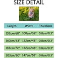 thumbnail image 3 of Crawling Indoor Carpet Play Mat Corgi Dogs on a Walk for Living Room Bedroom Educational Nursery Floor Mat Area Rug 80x58inch, 3 of 6