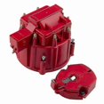 Red Male Hei Distributor Cap Coil And Rotor For Sbc Bbc 305 350 454