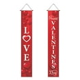 thumbnail image 1 of WUHUAKES Rideau de Porte de la Saint-Valentin Bannière Drapeau Décoration de Fête, 1 of 5