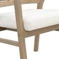 thumbnail image 5 of Christopher Knight Home Mid-Century Upholstered Dining Chairs, Solid Wood, Cane Backs, Light Ash, Set of 2, 5 of 7