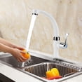 thumbnail image 3 of ABS Plastic Single Cold Faucet Water Tap Kitchen Sink Bathroom Basin Accessories G1/2(Tail), 3 of 5