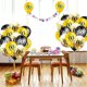 thumbnail image 5 of PIX-LINK Globos de cumpleaños 60, 30 unidades, globos de oro negro de 12 pulgadas, globos de confeti de látex, suministros de decoración para fiestas de 60 años lyd modelStyleType, 5 of 7