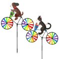 thumbnail image 1 of Wind Spinner Jremreo, paquete de 2 unidades, 51 cm, decoración exterior para perros y gatos, 1 of 7
