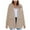 Khaki, variant on tklpehg Womens Fall Sweaters Open Front Knitted Sweater Pocket cardigan Fall Coat Overcoat Long Sleeve Solid Color Loose Leisure Outwear Khaki L
