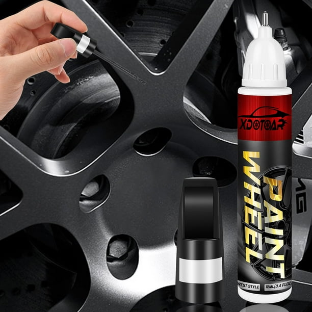 Pintura para ruedas de coche xdotoar, color gris, retoque, 12 ml, impermeable