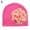 Rose-Red, variant on SPRING PARK Cute Newborn Baby Girl Peony Flower Weave Hat Infant Cotton Fabric Spring Beanie Cap