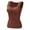 Coffee, variant on Augper Shapewear Camisoles With Built in Bra Tummy Control Compression Tank Tops for Women Body Shaper Padded Tanks