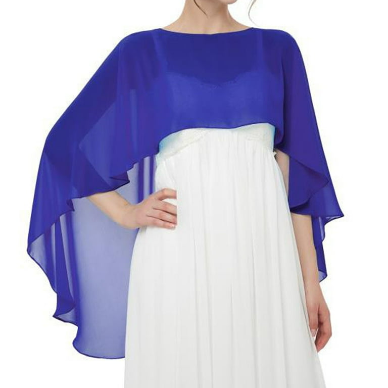 Yuanbang Capelets for Evening Dress Sheer Chiffon Capes for Women Perfect Wedding Accessories Light Green Women s Size 1 Pack