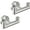 Brushed Nickel*2, variant on ABCISI Double Towel Hook, Stainless Steel Hand Towel Holder Robe Hook for Bathroom, Heavy Duty Wall Hook for Hanging Towels, Coats, Sponges, Clothes, 1 Pack, Brushed Nickel