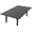 Black, variant on VIVO Electric 95” x 55” Square Corner Desk, Black Table Tops, Black Frame