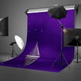 thumbnail image 2 of ABPHOTO Polyester 5x7ft Sailing Boat Backdrop Ultra Violet Sky Night View Photography Background Pantone 18-3838, 2 of 5