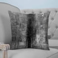 thumbnail image 4 of 20x20 Pillow Covers Set of 2, Gray Throw Pillow Covers Decorative Couch Cushion Case, Retro Oil Painting Modern Abstract Art Aesthetics Microfiber Square Pillowcases for Bedroom Car Living Room, 4 of 7