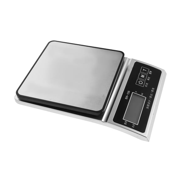 POPETPOP Digital Kitchen Scale Stainless Steel Accurate Weighing for Meal Prep