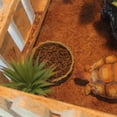 thumbnail image 4 of Diy Mascota Paisajismo Carbonizado Val De Artesanía Val De Estacas Para Tortuga Tortuga Animales Yuyangstore Cerca de piquete de madera de reptil de bricolaje, 4 of 8