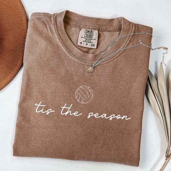 Tis The Season Volleyball Shirt Volleyball Player Tshirt Cute Volleyball Mom Tee Game Day