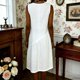 thumbnail image 5 of Largo Vestido Casual Multi-Color Suelto de Lino Cuello Redondo Primavera Vestido de Verano, Vestido de Lino Casual para las Mujeres Vacaciones Diarias, 5 of 6