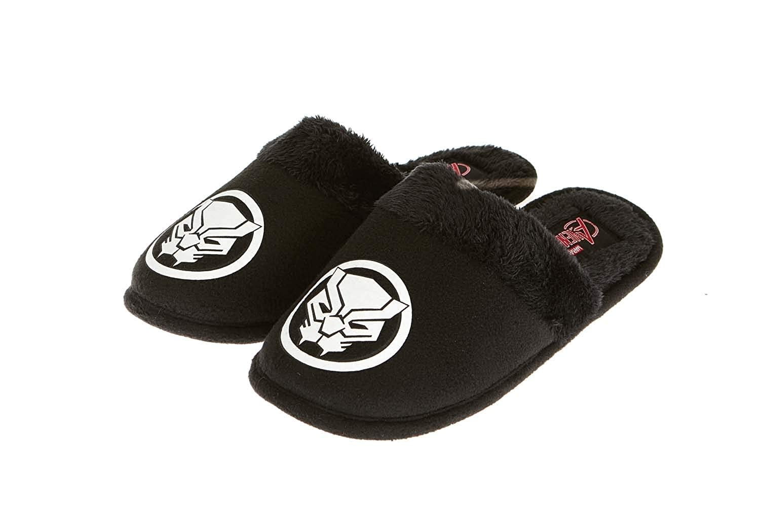 Marvel Black Panther Mens Slippers 