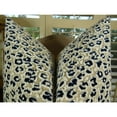 thumbnail image 4 of Plutus Soft Cheetah Handmade Throw Pillow-Color:Cream/Black,Size:26" x 26", 4 of 4