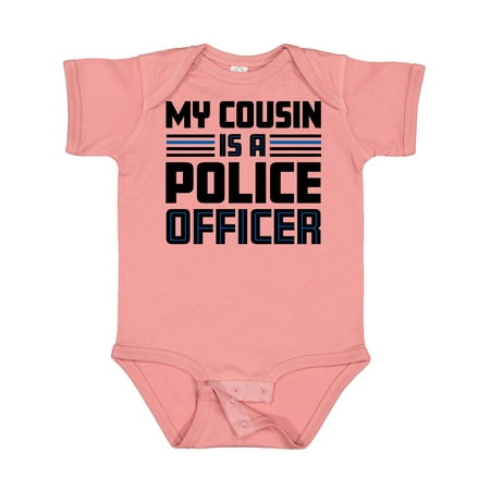 

Inktastic My Cousin is a Police Officer Gift Baby Boy or Baby Girl Bodysuit