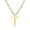 Gold, variant on Silver Cross Necklaces for Men Boys 316L Stainless Steel Pendant 16-30 inch Chain Jewelry Catholic Teacher Appreciation Graduation Fathers Day Gifts for Him Her Men Son Dad Boys Girls