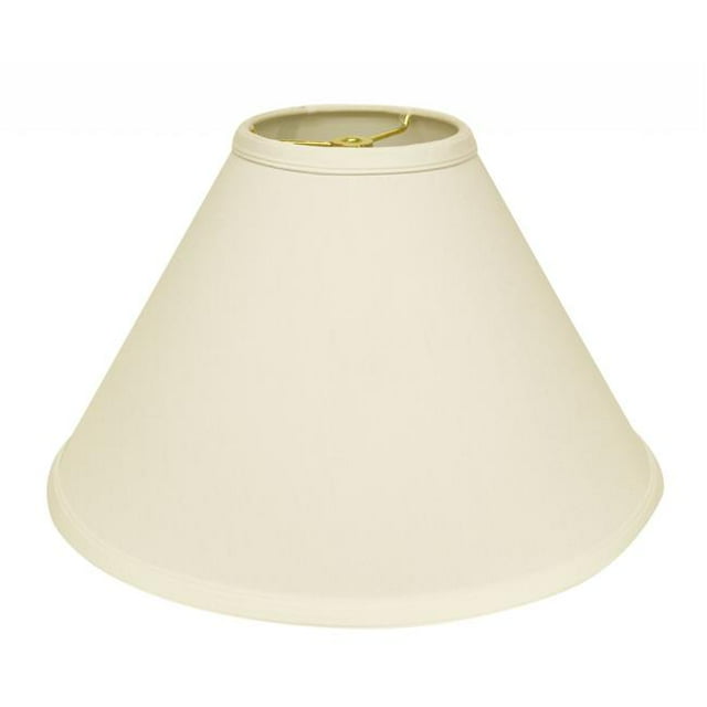HomeRoots 469898 13 in. Ivory Deep Cone No Slub Lampshade, Egg