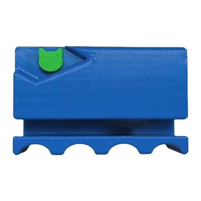 Cardboard de cartón de cartón resistente para rasguños de gatos herramientas universales profesionales portátiles scratcher de gato impreso , Cabeza azul