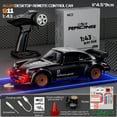 thumbnail image 2 of Mini RC Drift Car with Gyro, 1/43 Scale Remote Control Car Model with Openable Doors, Desktop Racing Vehicle for Hobbyists & Gifts, 2 of 7