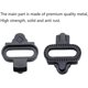 thumbnail image 3 of Pedales Spd Tacos De Pedales De Bicicleta Ciclismo Spd Mtb Pedal Spd Toe Clips Para Zapatos De Bicicleta De Montaña - Negro. Afortunado Sencillez, 3 of 5