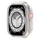 thumbnail image 3 of Cubierta dura del marco del parachoques del reloj inteligente de PC para Apple Watch Ultra 49 mm (blanco claro) Ehuebsd Para estrenar, 3 of 7
