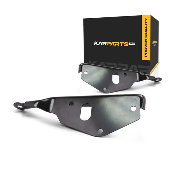 KarParts360 For GMC Sierra 1500 HD 2005 2006 Hood Hinge Driver And Passenger Side | Pair | Upper | Replacement For GM1236109, GM1236110 | 12472769, 12472770