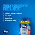 thumbnail image 6 of Tums Gummy Bites Dietary Supplement for Occasional Heartburn Relief, Assorted Fruit Flavors - 50 Ct, 6 of 13