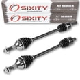 thumbnail image 2 of 2 pc Sixity XT Front Left Right Axle compatible with Kawasaki Teryx4 800 2014 - KRT800CEF 4 4X4, 2 of 3