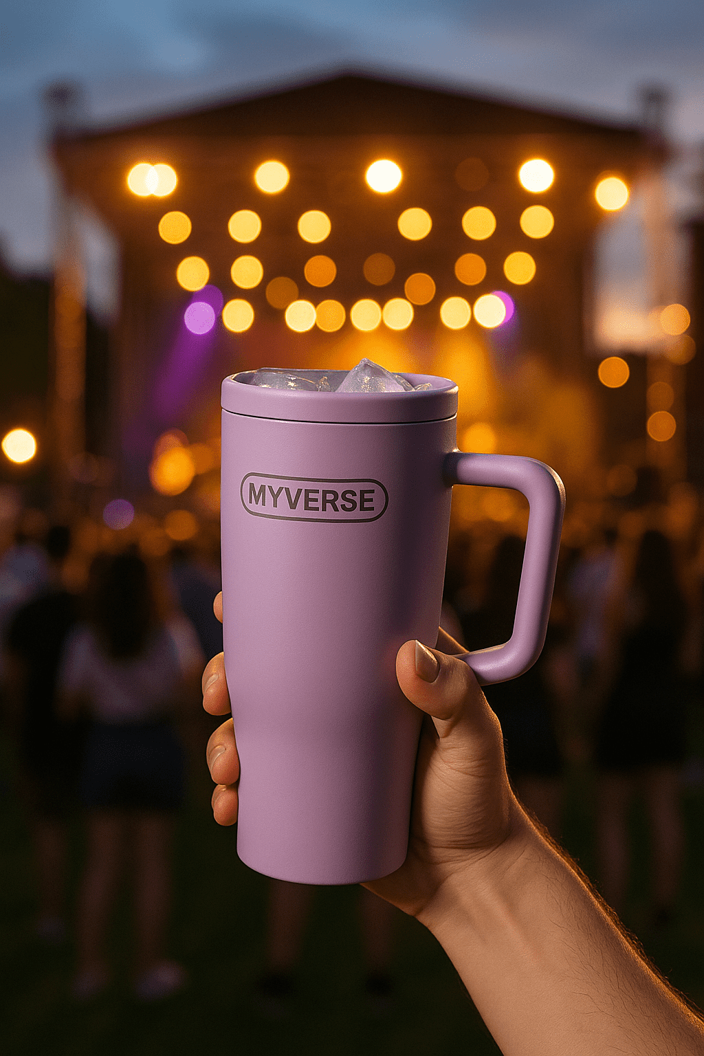Myverse 40 oz with Handle and Straw Lid, 100% Leakproof Stainless Steel Vacuum Insulated Cup Travel Coffee Mug Water Bottle, Gifts for women men