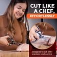 thumbnail image 4 of SpartaSake 2-Pack 8-Inch Kitchen Scissors, Heavy Duty Kitchen Shears, Stainless Steel Cooking Scissors, 4 of 8